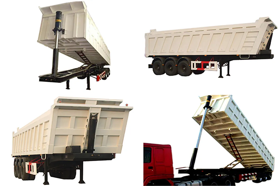 Light Duty Semi Construction Cargo Dump Trailer for Sale