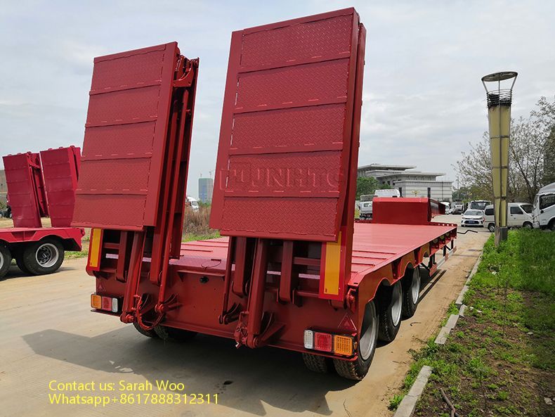 Low Boy Trailer Low Loader Trailer Low Flatbed Trailer