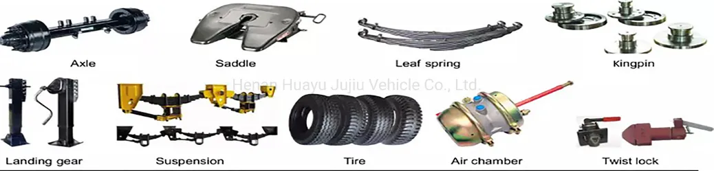 Low Price 3 Axles Dry Powder Material Tank Semi Truck Trailer