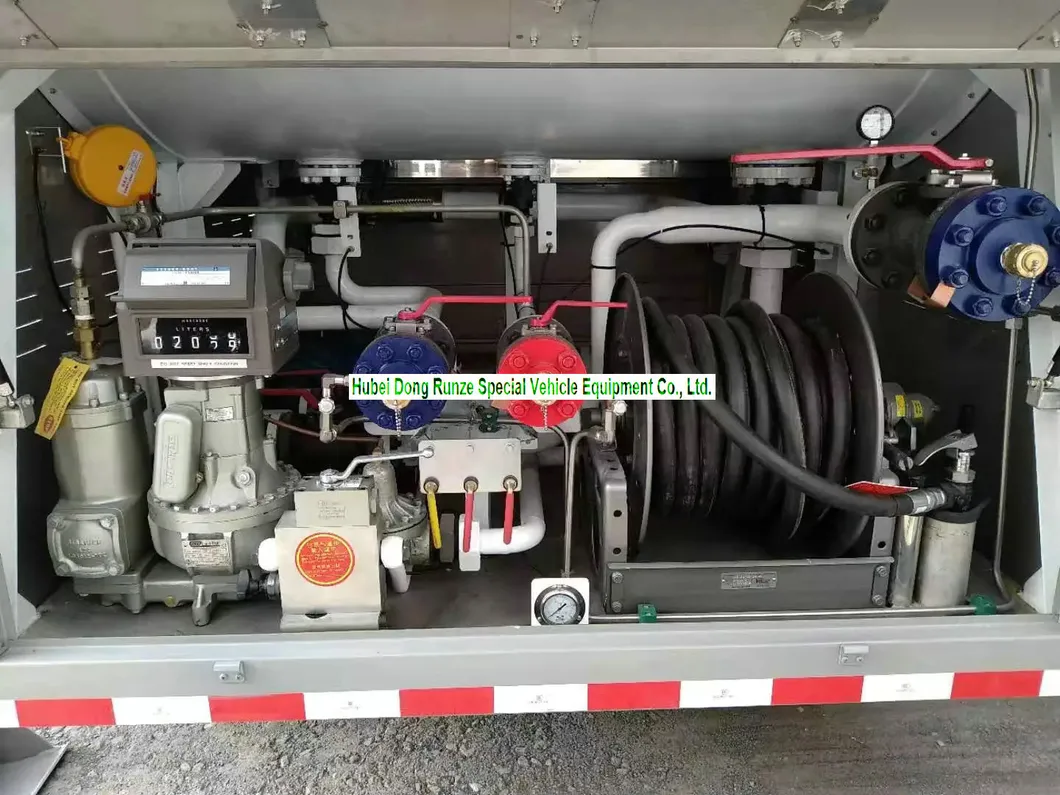 LPG Filling Bobtail Tanker 25tons Gas Tanker Trailer with Pump