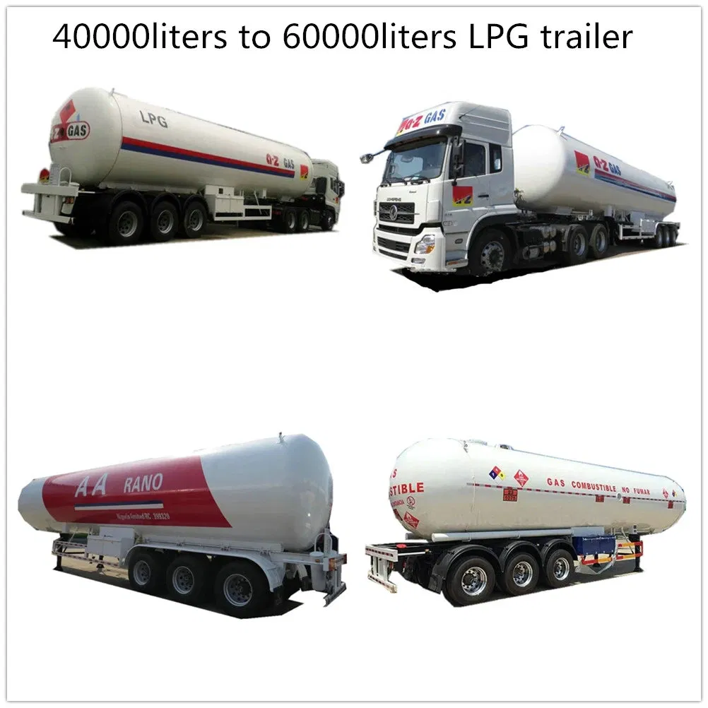 LPG Filling Bobtail Tanker 25tons Gas Tanker Trailer with Pump