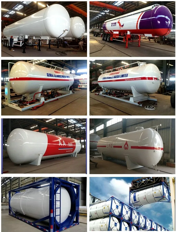 LPG Tank Trailer Bobtail Truck Transport 30- 60 M3 Butane Propane Cooking Gas