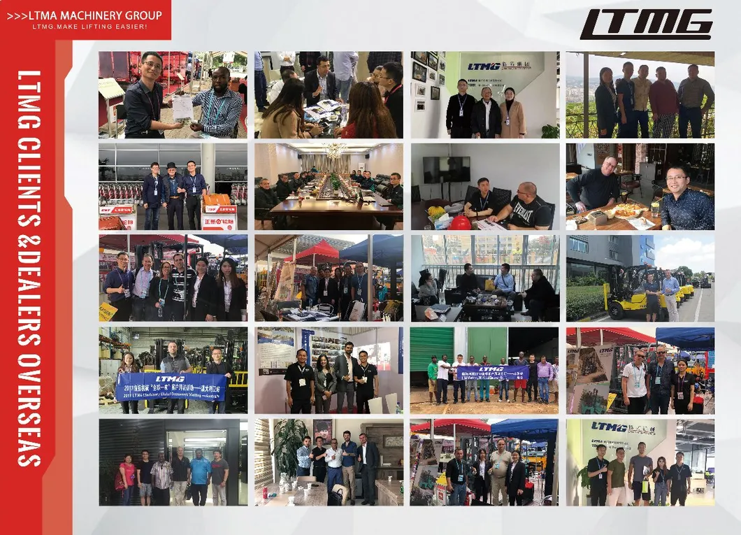 Ltmg 1t 2t 2.5t 3t 4t LPG Forklift Gasoline Forklift Truck for EPA Emissions