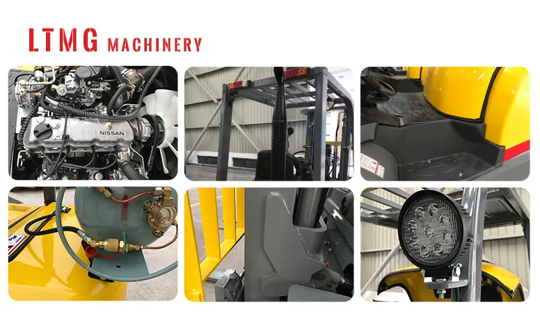Ltmg 1t 2t 2.5t 3t 4t LPG Forklift Gasoline Forklift Truck for EPA Emissions