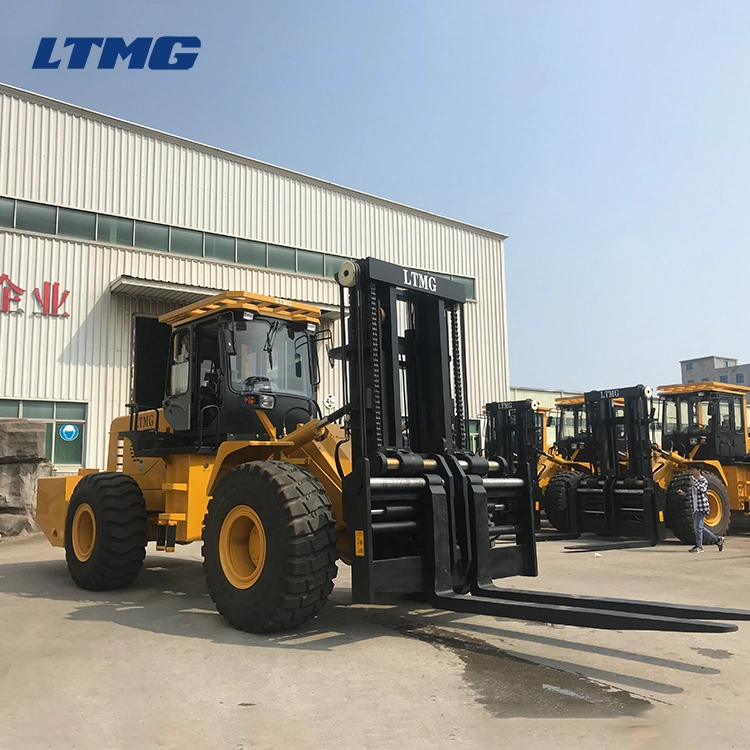 Ltmg 20 Ton Flat Rack Package Diesel All Terrain Forklift Truck