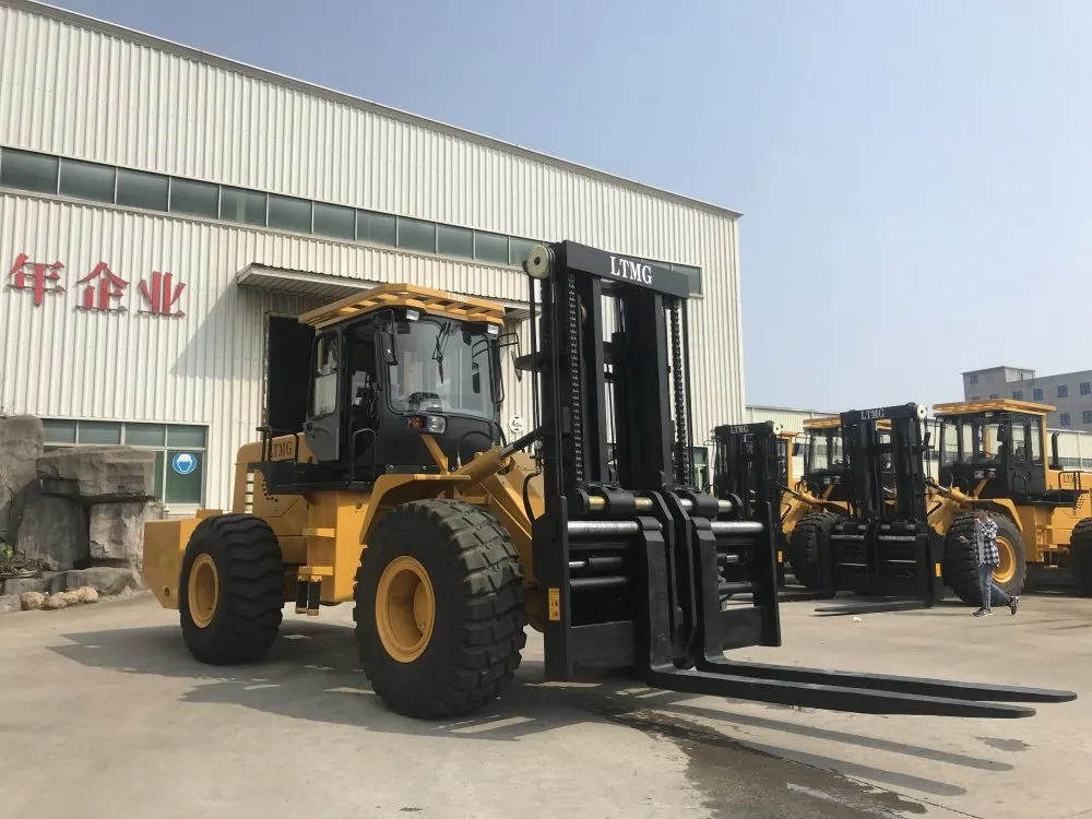 Ltmg 20 Ton Flat Rack Package Diesel All Terrain Forklift Truck