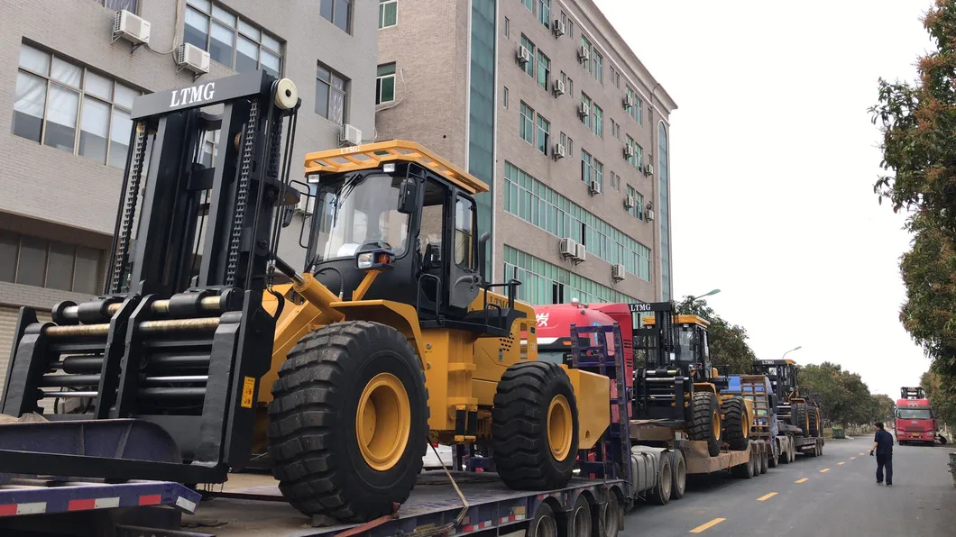 Ltmg 20 Ton Flat Rack Package Diesel All Terrain Forklift Truck