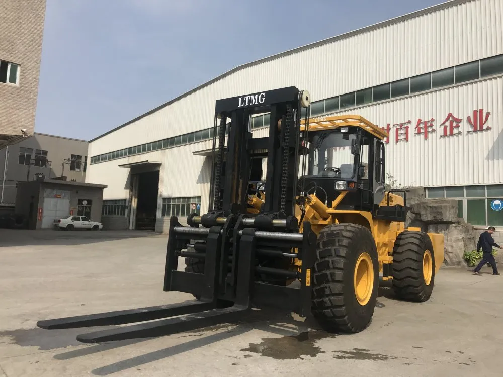 Ltmg 20 Ton Flat Rack Package Diesel All Terrain Forklift Truck