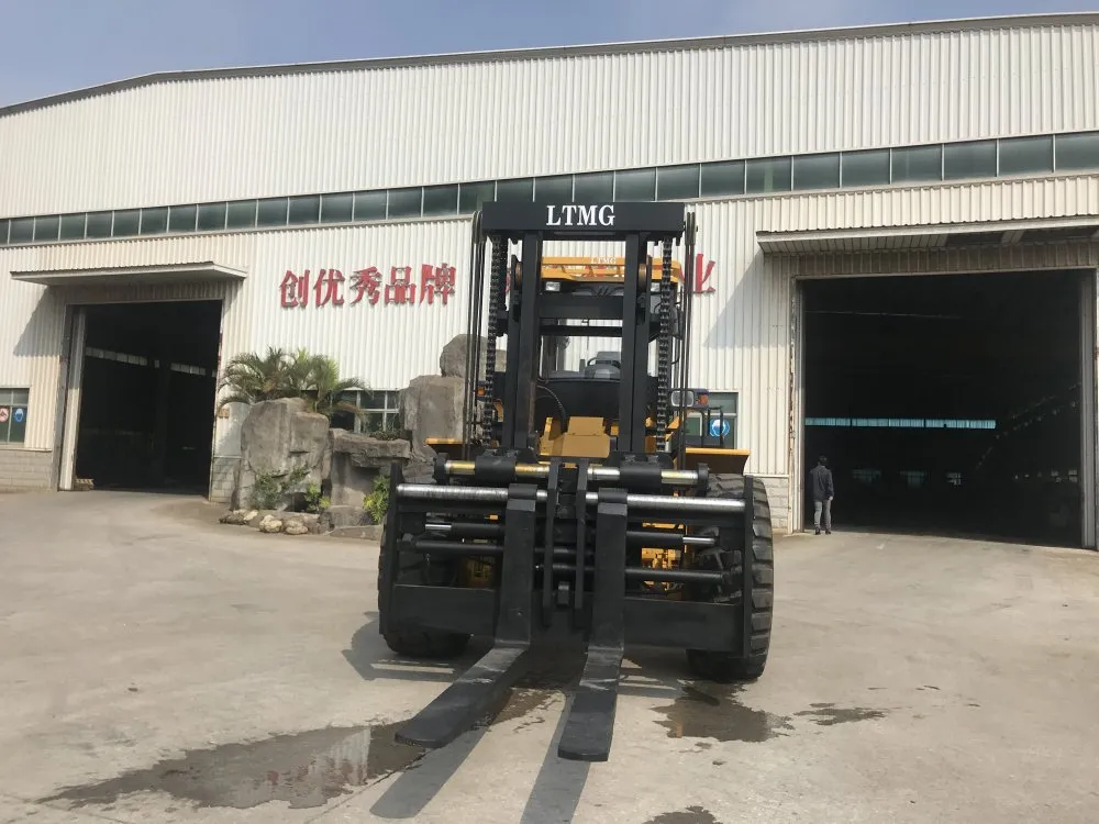 Ltmg 20 Ton Flat Rack Package Diesel All Terrain Forklift Truck