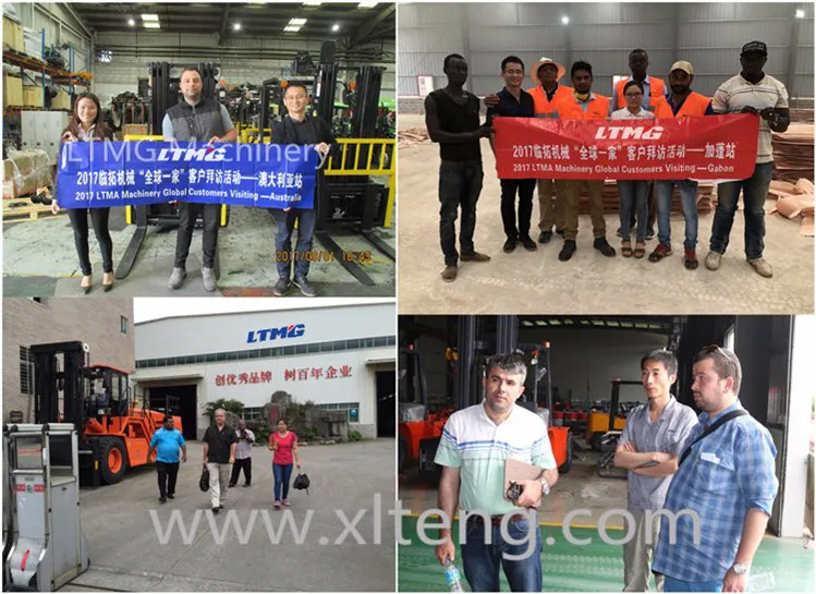 Ltmg 20 Ton Flat Rack Package Diesel All Terrain Forklift Truck