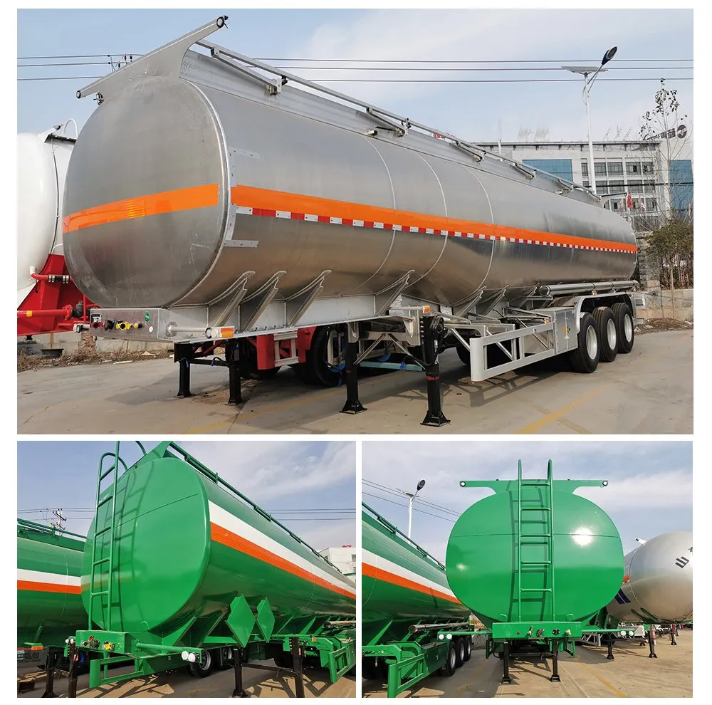 Luen 3 Axles 42000L Water Tanker Liquid Diese Tanker Fuel Tank Semi Trailer