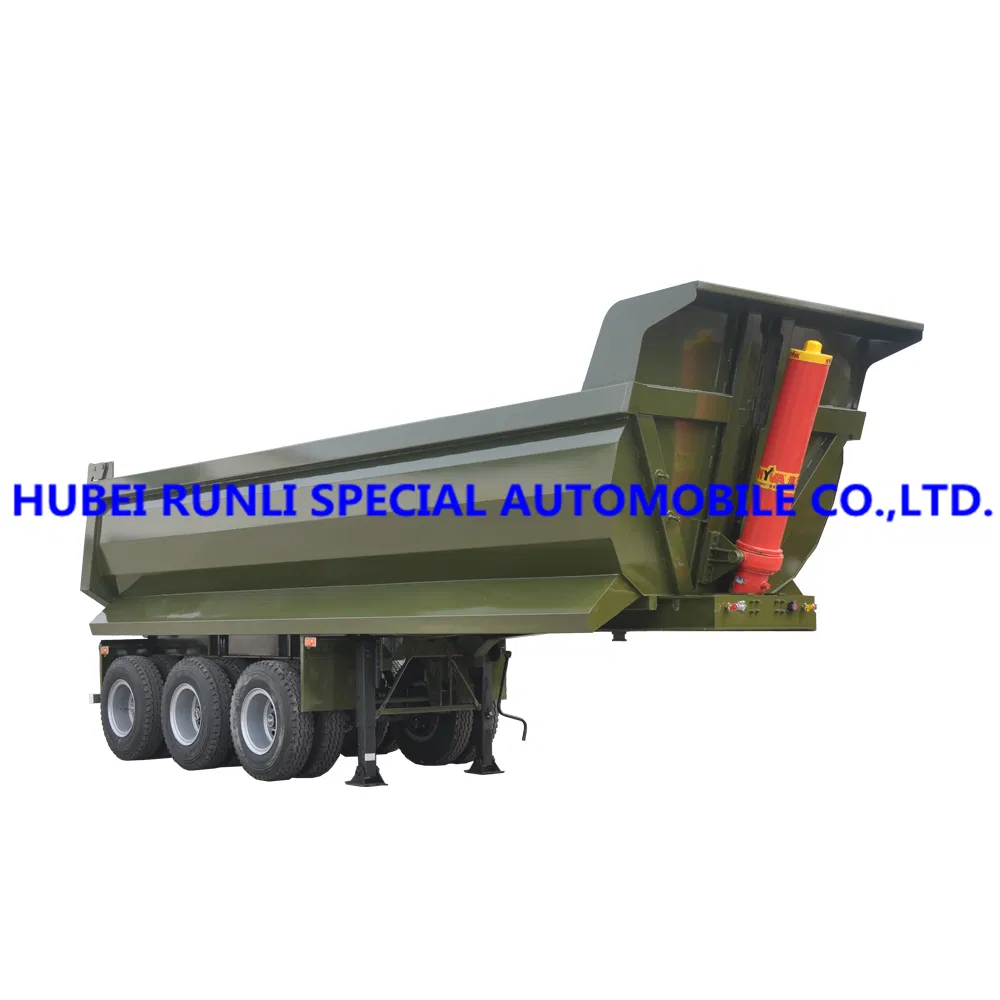 Made in China Dump Tipper Semitrailer 100ton