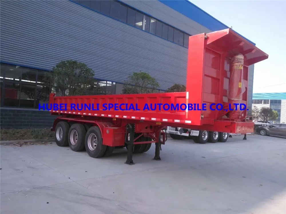 Made in China Dump Tipper Semitrailer 100ton
