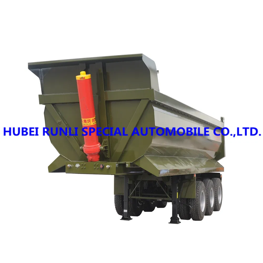 Made in China Dump Tipper Semitrailer 100ton