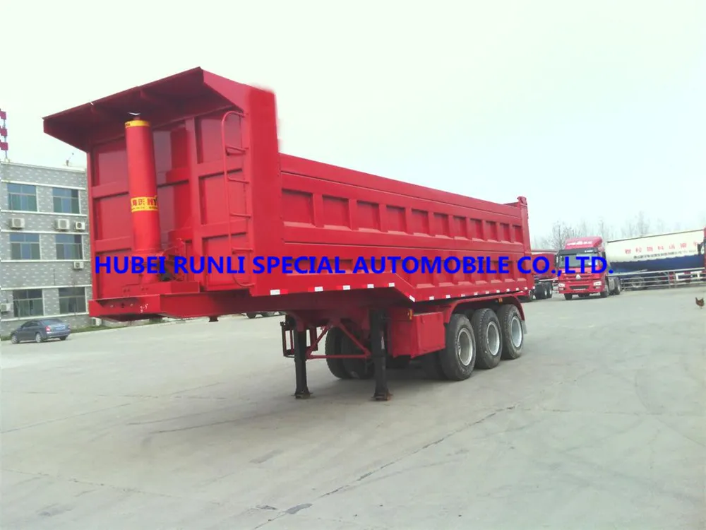 Made in China Dump Tipper Semitrailer 100ton