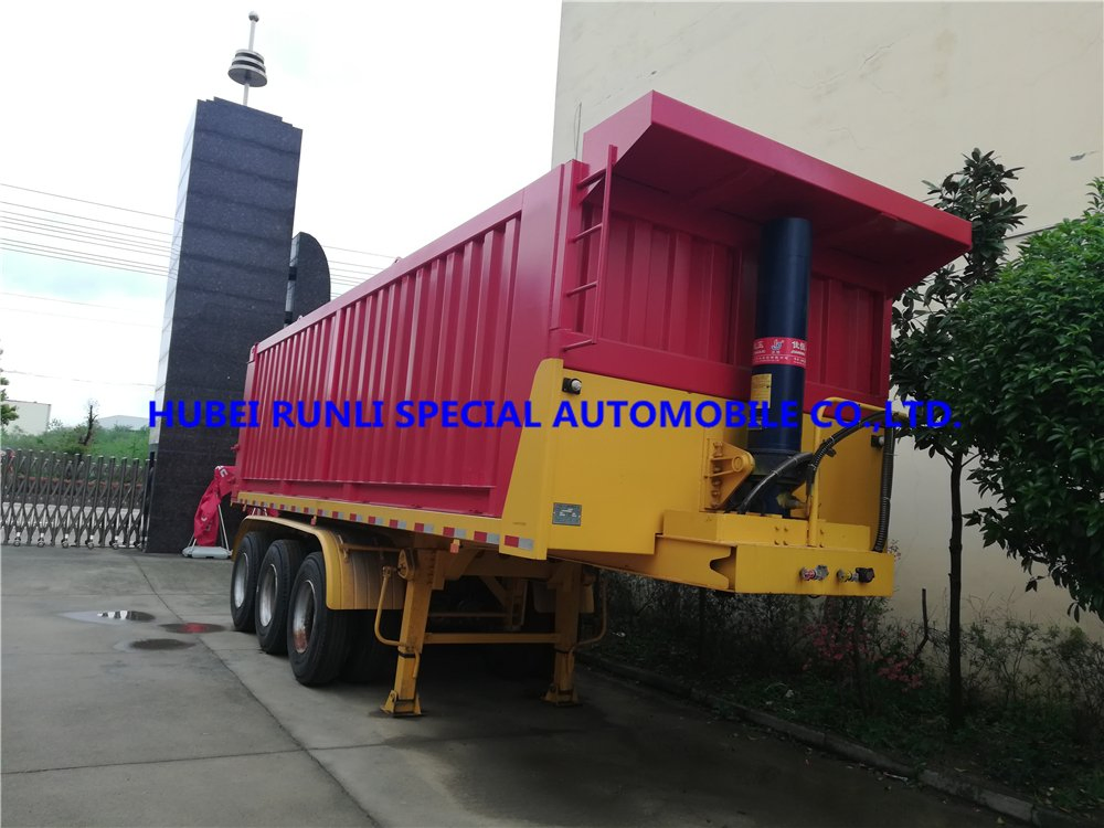 Made in China Dump Tipper Semitrailer 100ton