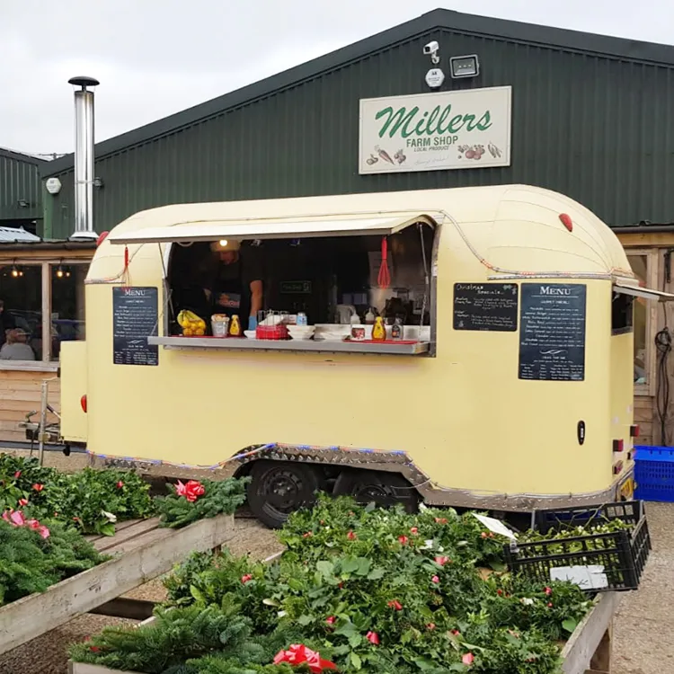 Mobile Dining Car Business / Donuts Food Cart Trailer