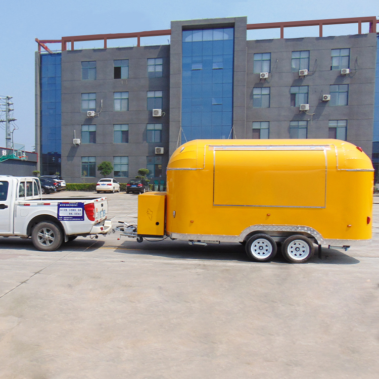 Mobile Fast Food Hamburger BBQ Pizza Donut Food Truck Burger Van Street Food Trucks Outdoor Outdoor Mobile Food Truck with Kitchen Equipment