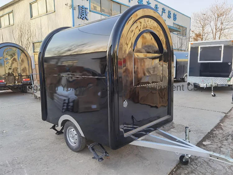 Mobile Gas Griddle Ice Cream Food Cart