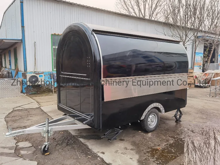 Mobile Gas Griddle Ice Cream Food Cart