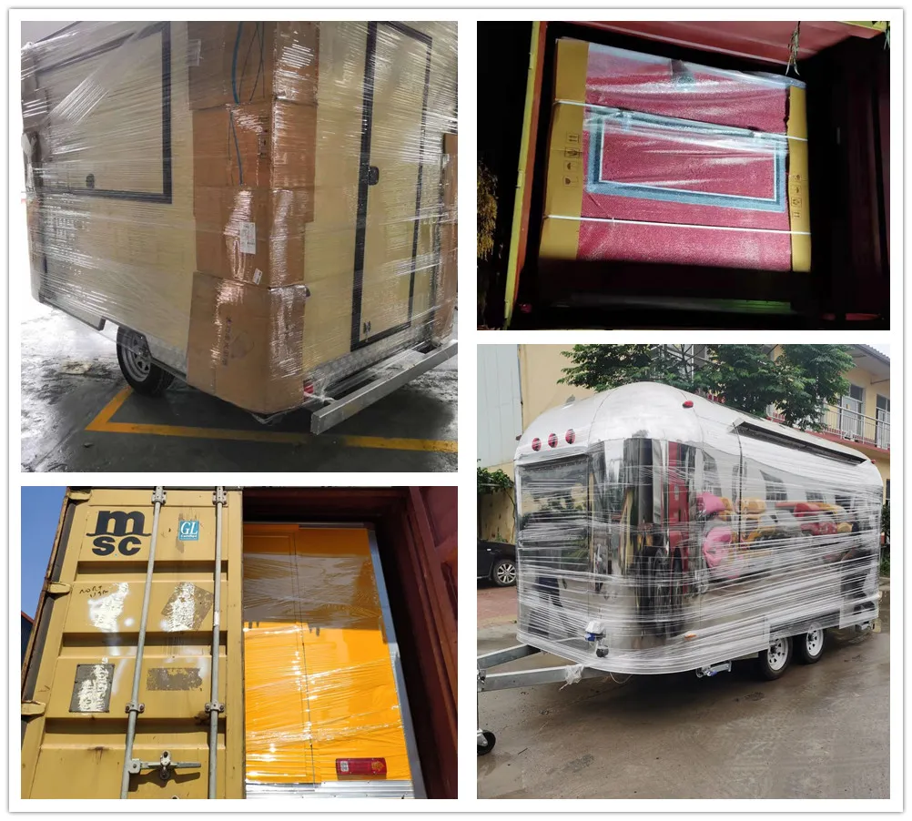 Mobile Noodles Popcorn Food Cooking Truck with Ce