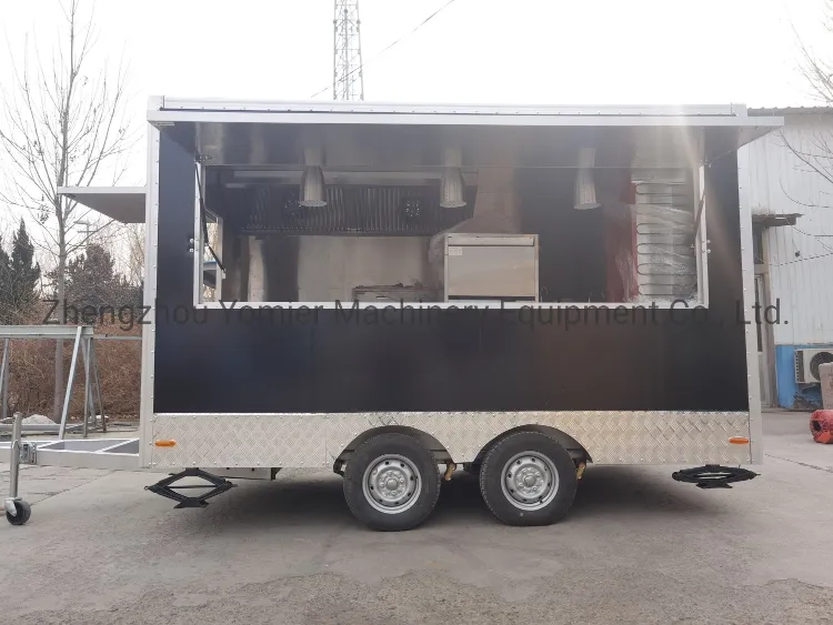 Mobile Noodles Popcorn Food Cooking Truck with Ce