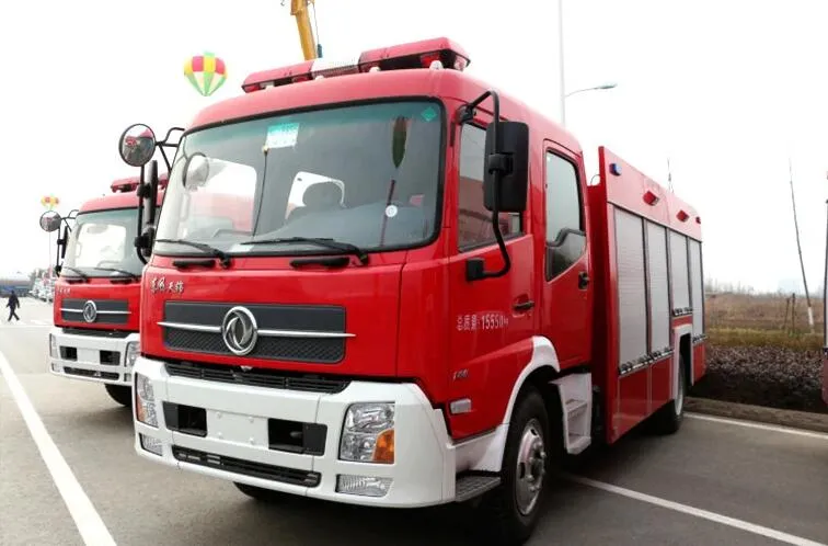 New China Design 7000 Litres 7000L 65m Spraying Height Fire Truck with British Couplings