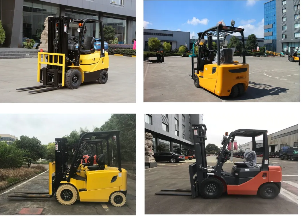 New Small Cab Optional 2t 2.5t 2 Ton 2.5 Ton 3.5 Ton Battery Forklift 3t 3ton 3 Ton Electric Forklift with Side Shifter&AC