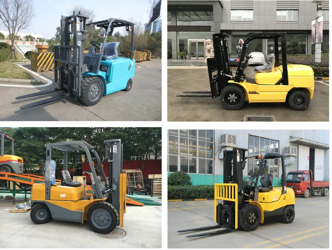 New Small Cab Optional 2t 2.5t 2 Ton 2.5 Ton 3.5 Ton Battery Forklift 3t 3ton 3 Ton Electric Forklift with Side Shifter&AC