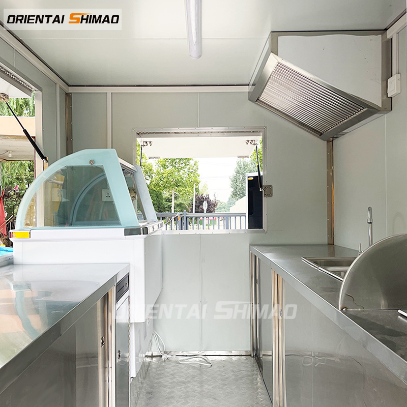 New Square Mobile off Road Camper Trailer with Tow Bar Color Sticker