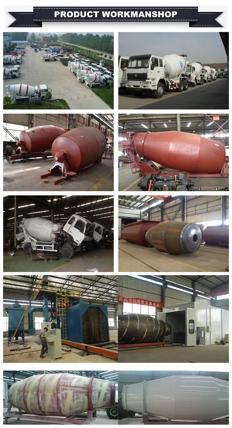 North Benz 16m3 16cbm 16 Cubic Meter Cement Concrete Mixer Truck, Construction Concrete Mixer