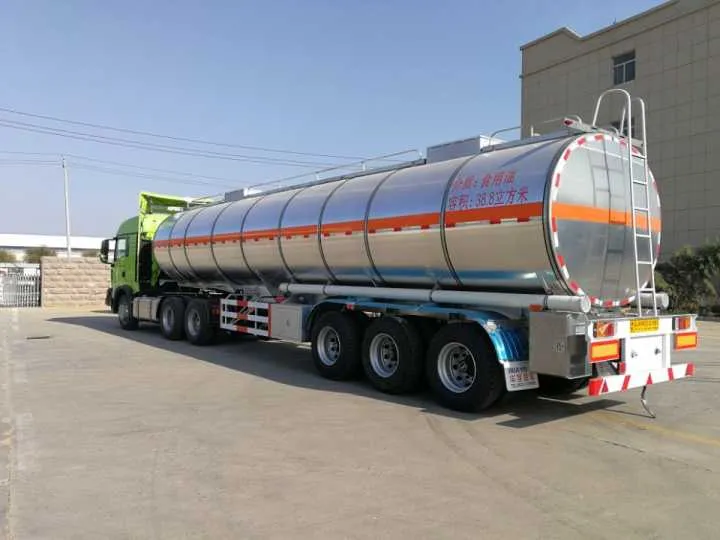 Oil Fuel Tanker Transportation Tank Semi Trailer