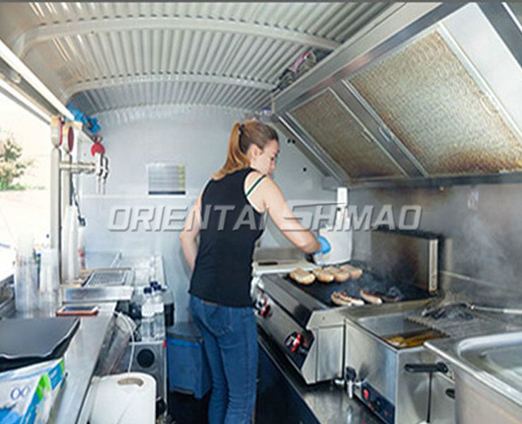 Oriental Shimao Popular Camper Trailer Tent Events Truck Food Trailer