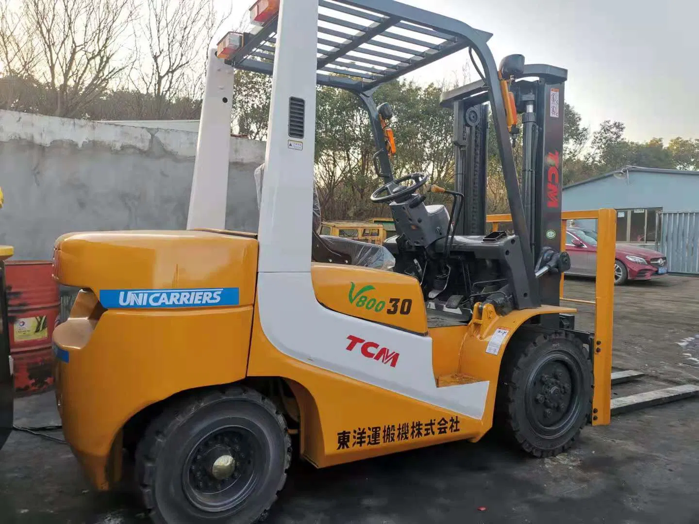 Original Japan Fd50 Second Hand Forklift 3tons Diesel Engine Lifter 3t Side Shifter Tcm 5t Used Forklift Tcm Fd30 Used Diesel Forklift