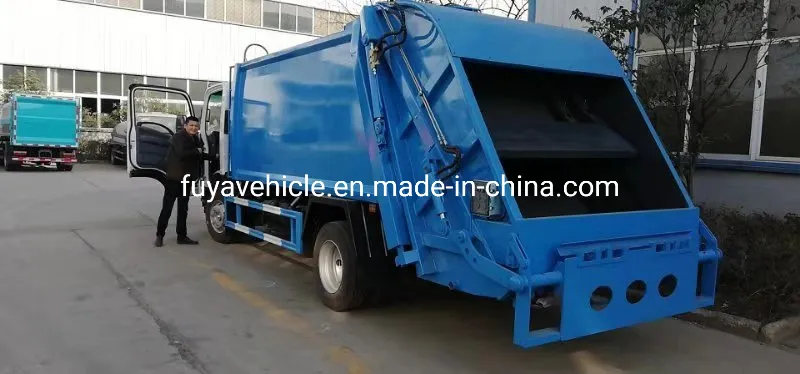 Qinglin 6tons 7 Cbm 8000 Liters Compression Garbage Truck for Bucket Collection