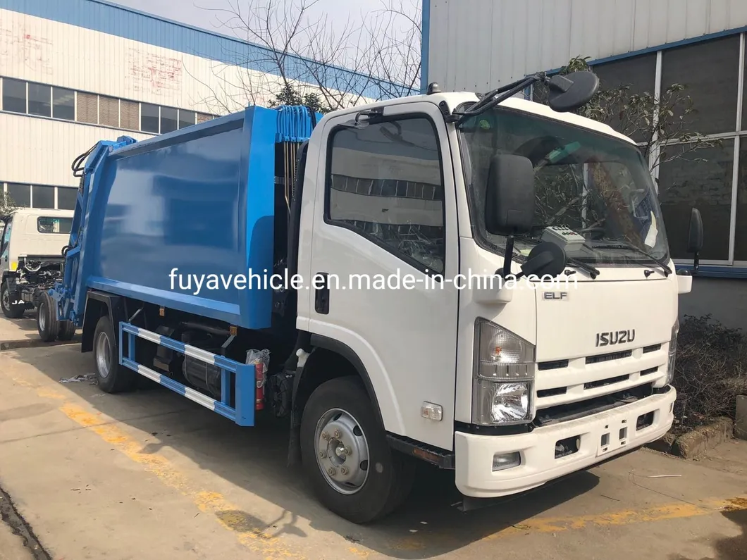 Qinglin 6tons 7 Cbm 8000 Liters Compression Garbage Truck for Bucket Collection