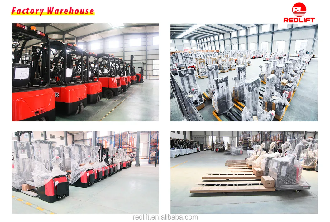 Redlift CE Certification 2000kg 2ton Capacity Pallet Jack Battery Small Electric Pallet Truck