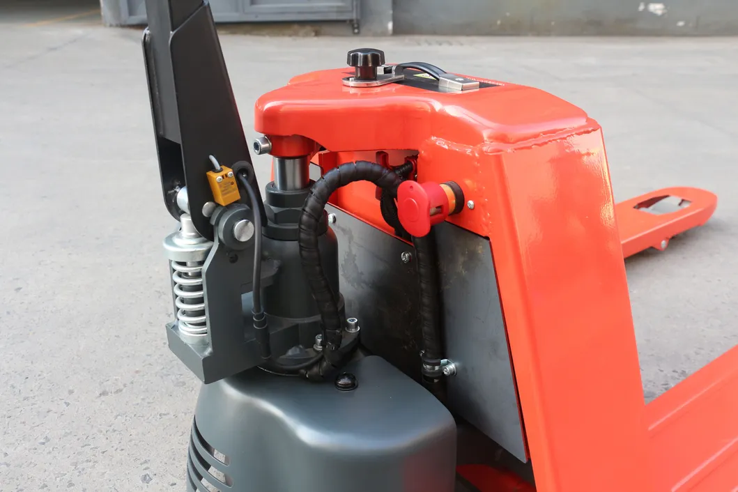 Redlift Small 2000kg 2ton Electronic Hand Pallet Jack Battery Powered Full Electric Pallet Truck with CE Certification for Material Handling Warehouse