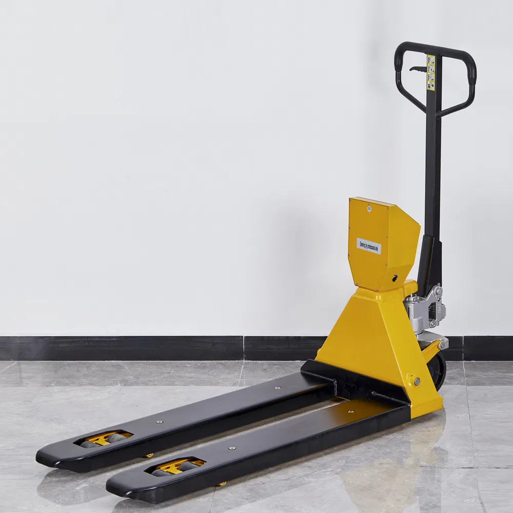 Reliable Mobile Weighing Handling Tools Scale Pallet Truck