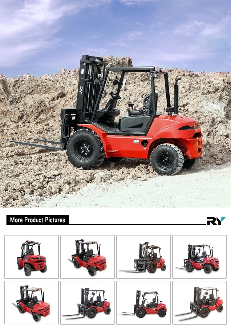 Rough Terrain Forklift Truck with Ce Certificate
