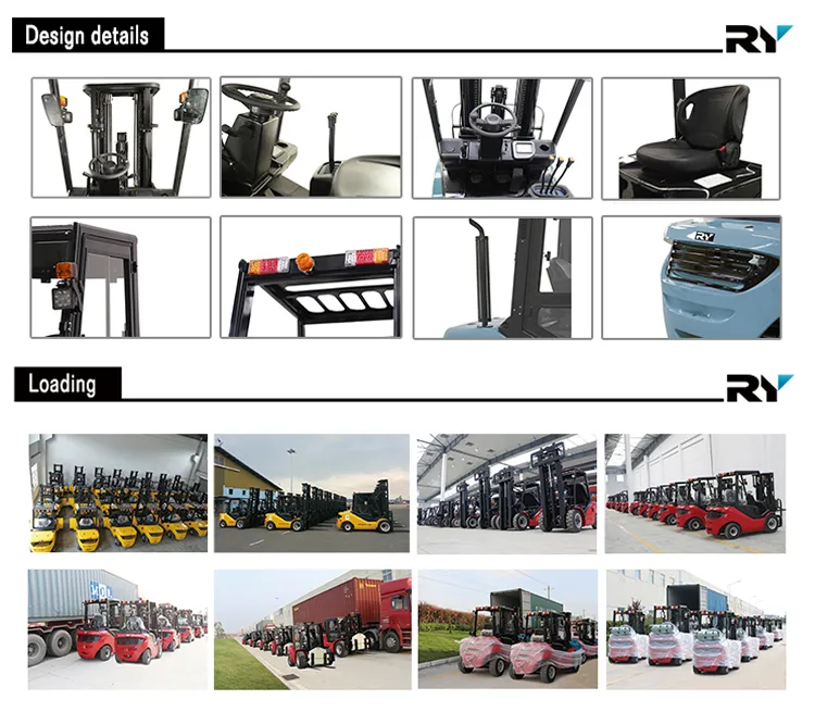 Rough Terrain Forklift Truck with Ce Certificate
