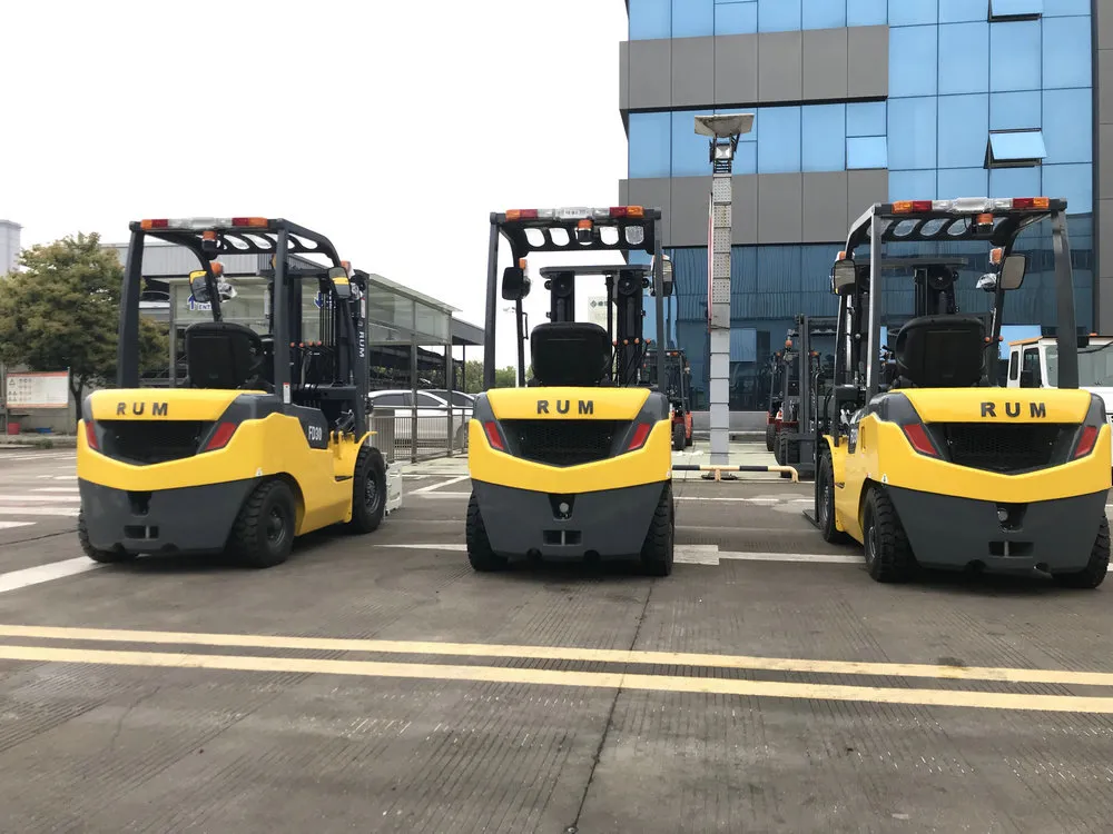 Rum 3000kg/3500kg Diesel Forklift with Triplex Mast and Side Shift CE, ISO9001