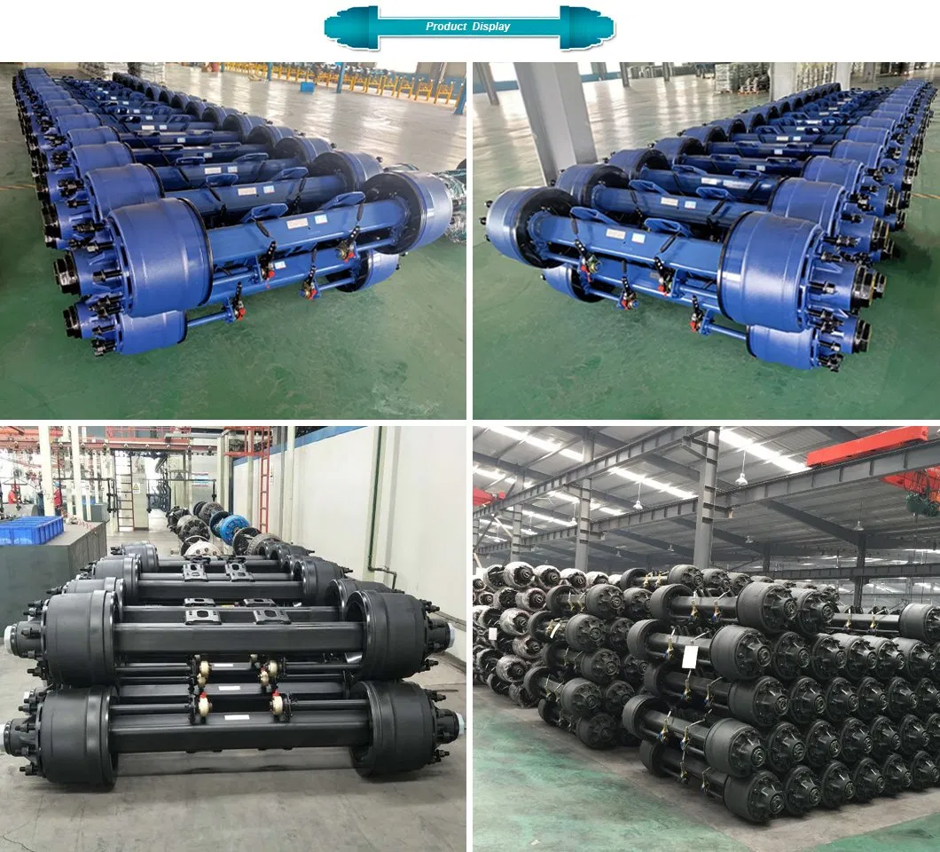 Semi Trailer Parts Used American Type Inboard Trailer Rear Axle 13ton 15ton 16ton Fuwa Type Axle