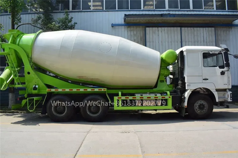 Shacman F2000 6X4 10 Wheel 12cbm Concrete Mixer Truck