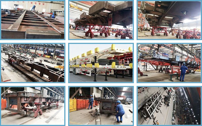 Shuttle Chassis Terminal Semi-Trailer in Terminals for Transport and Repositioning of Dry Cargo Containers