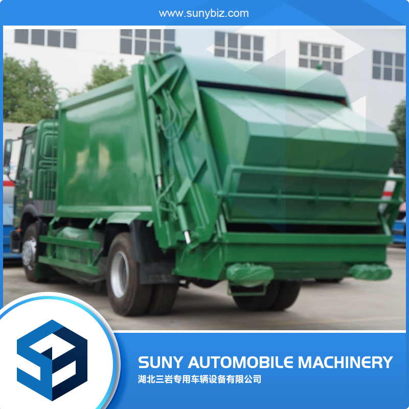 Sinotruck HOWO  4*2 2axles 12-14cbm  Compressed Garbage Vehicle