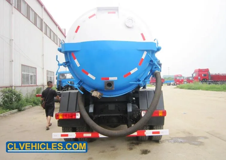 Sinotruk HOWO 10cbm 6 Wheelers Sewage Vacuum Cesspool Suction Truck