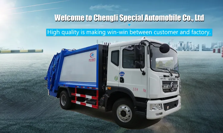 Sinotruk HOWO 4X2 10cbm 10m3 Compactor Garbage Truck