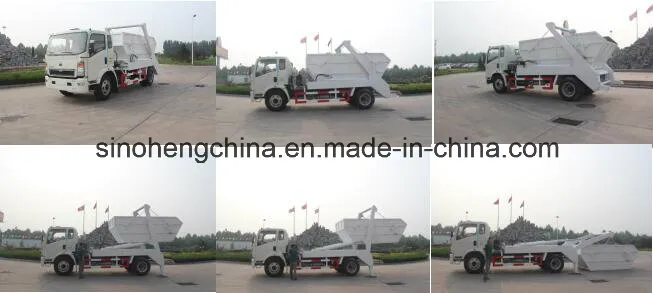 Sinotruk HOWO 6m3 Swing Garbage Truck 4X2 Garbage Truck