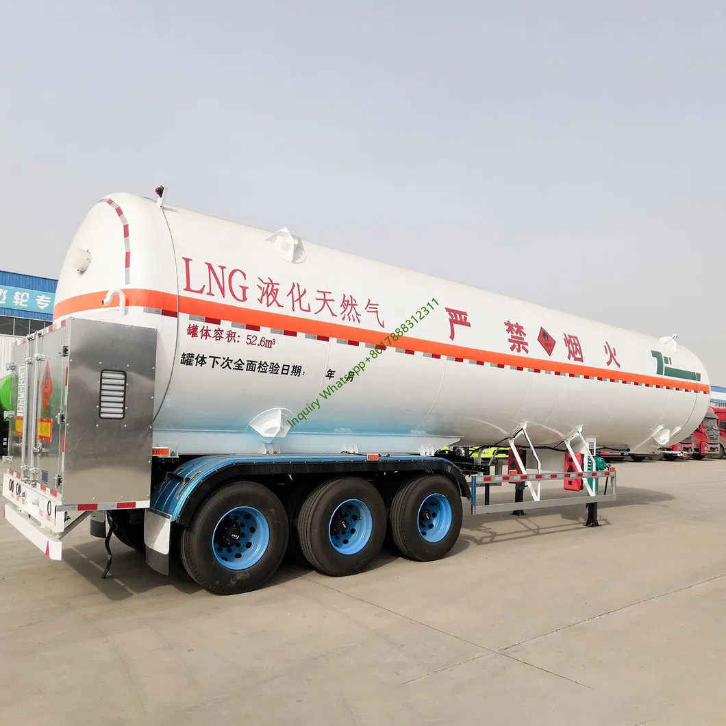 Sinotruk Manufacturing Factory LNG Semi Trailer LNG Storage Semi Trailer